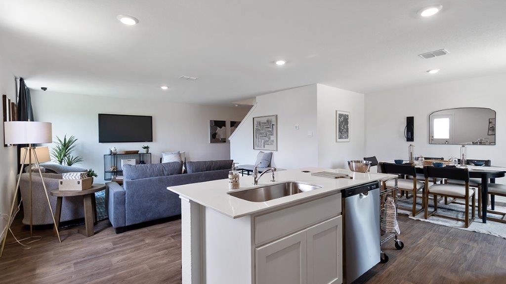 open concept kitchen