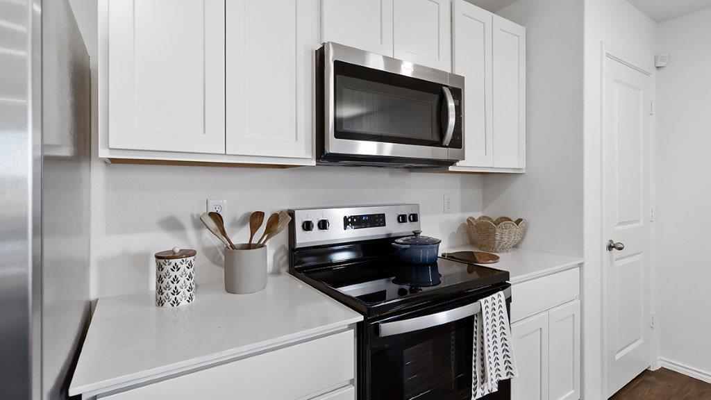 kitchen with stainless steel appliances