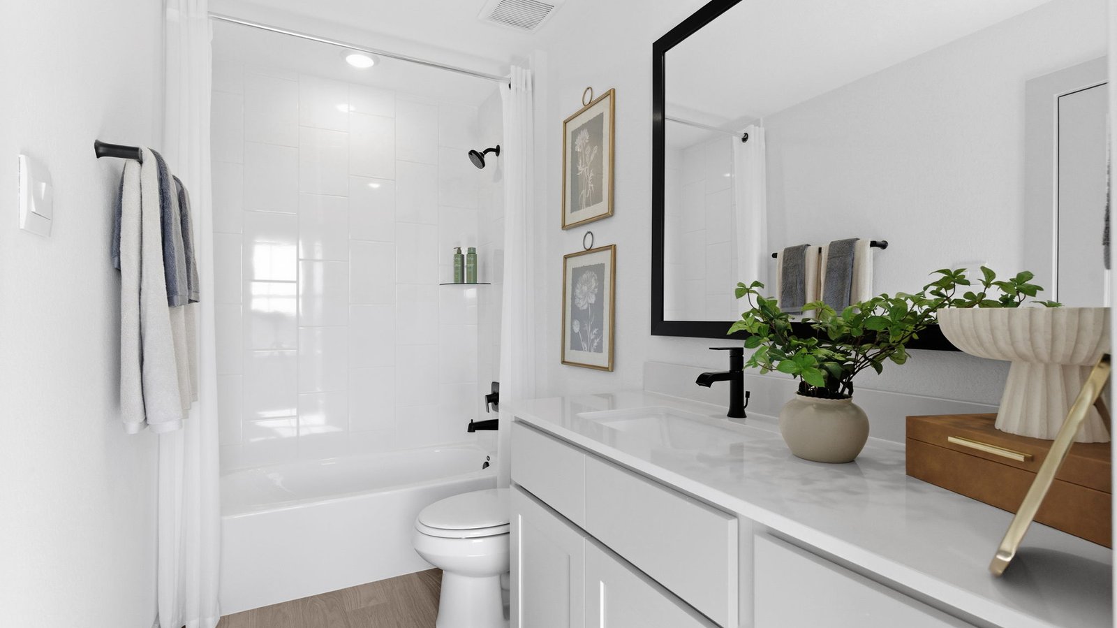 Secondary bathroom