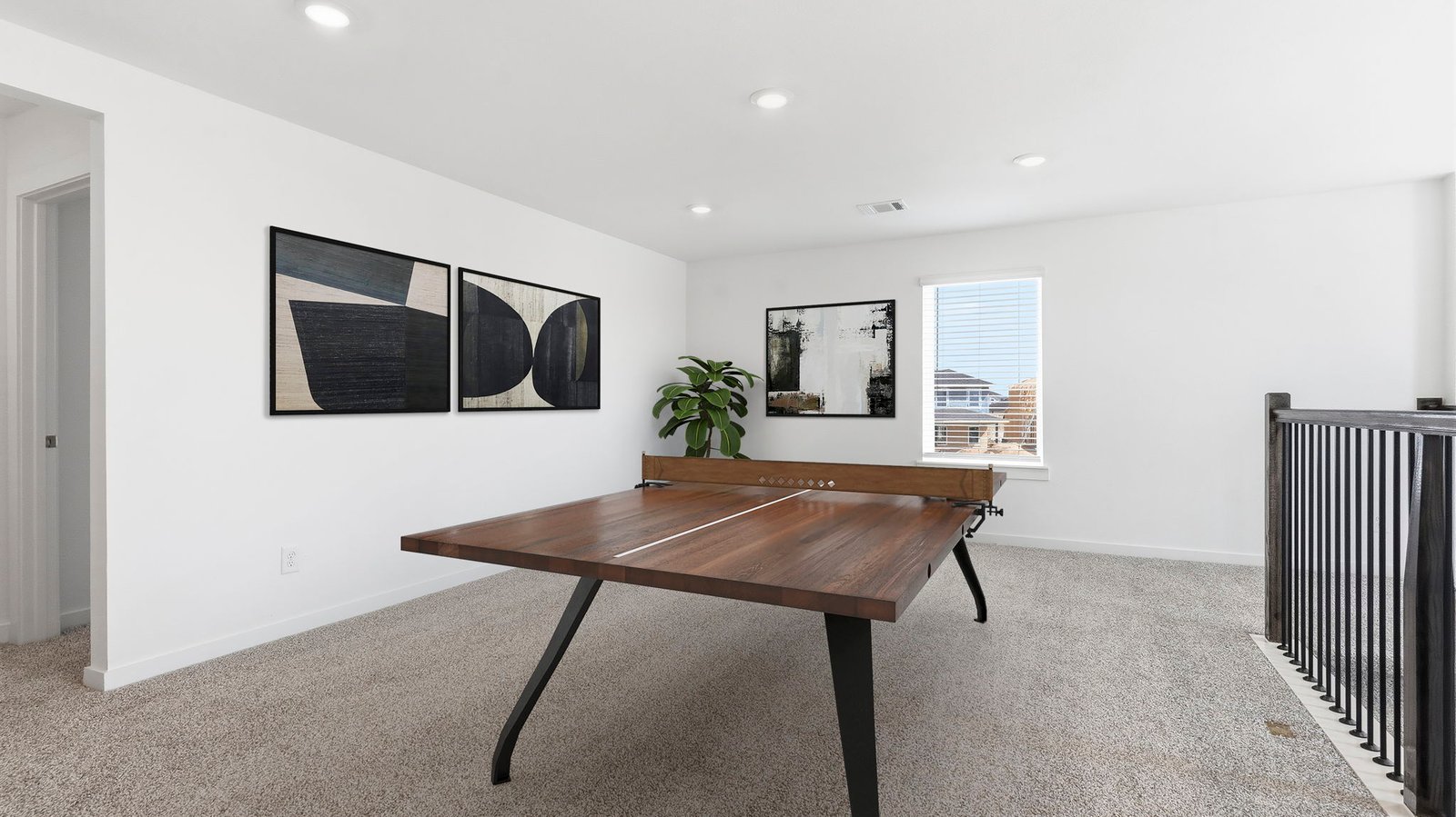upstairs game room
