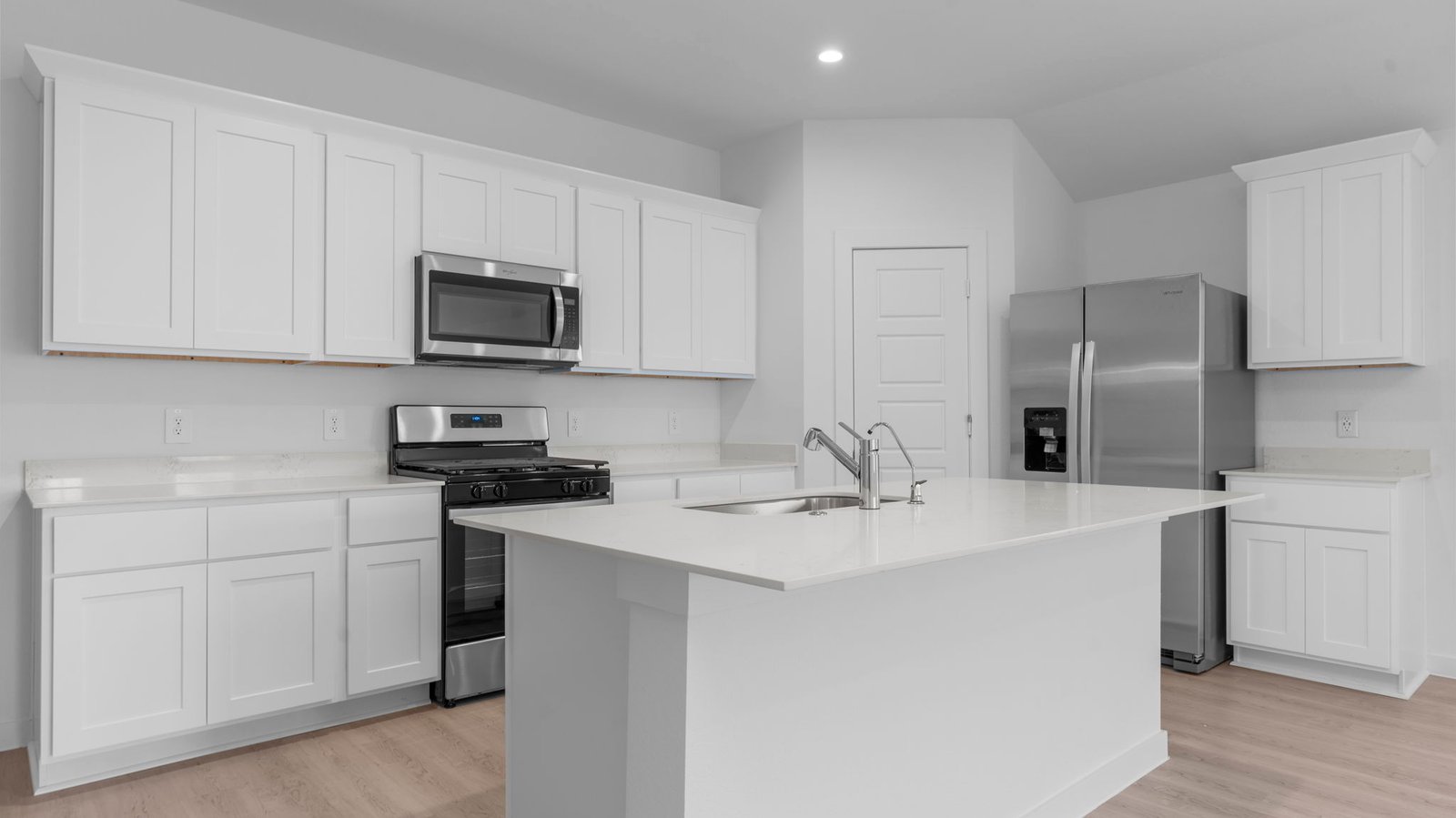 kitchen with large island