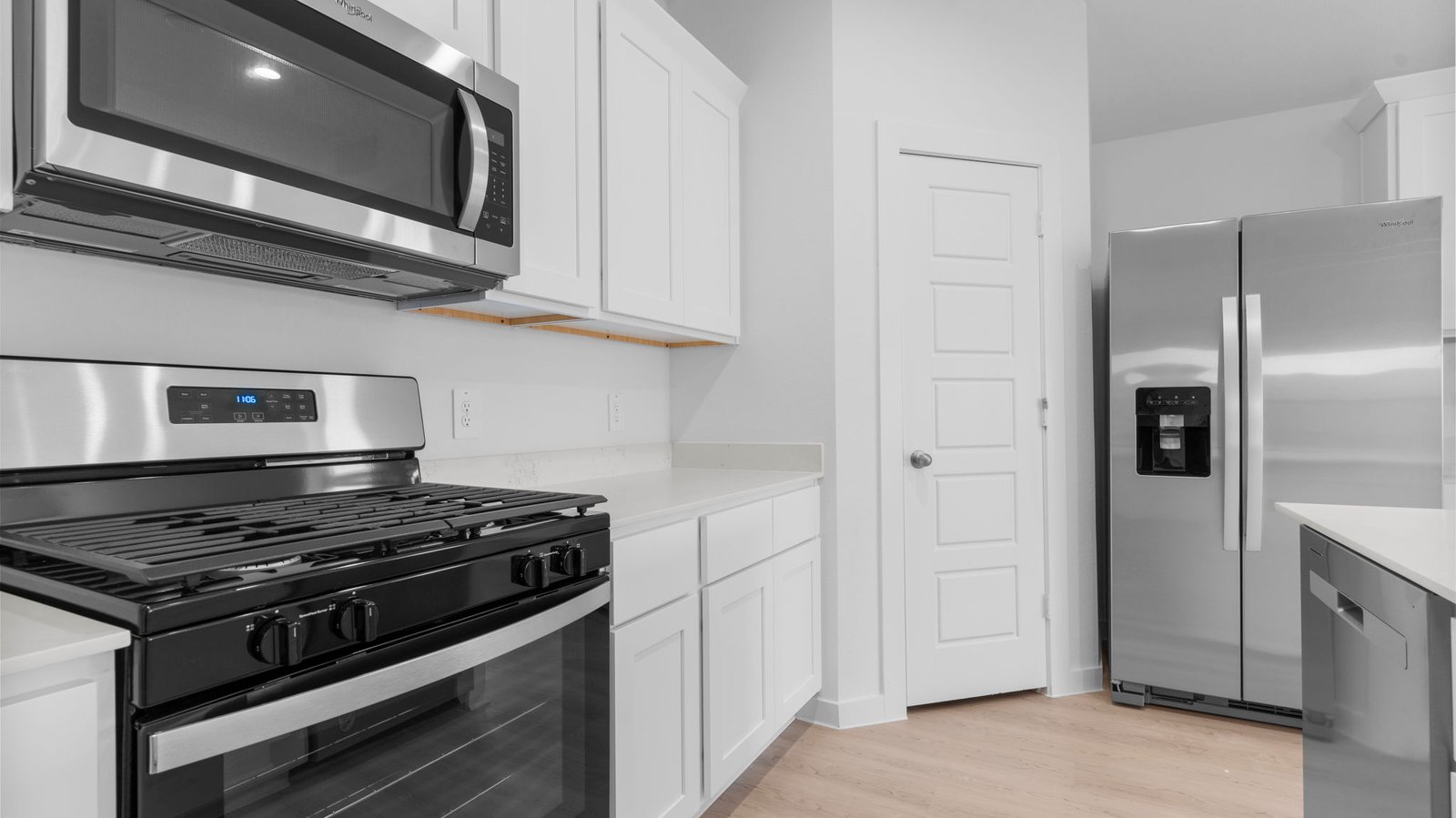 kitchen with stainless steel appliances