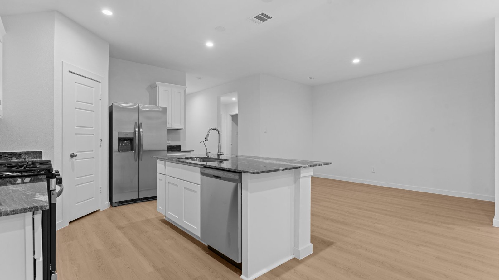 open concept dining room