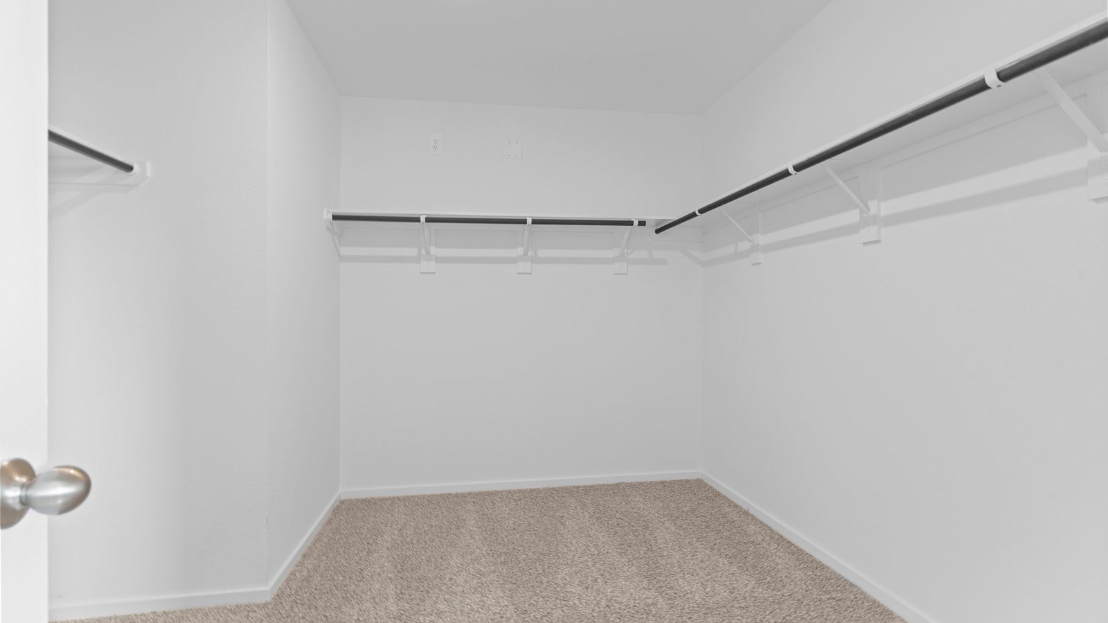 walk in primary closet
