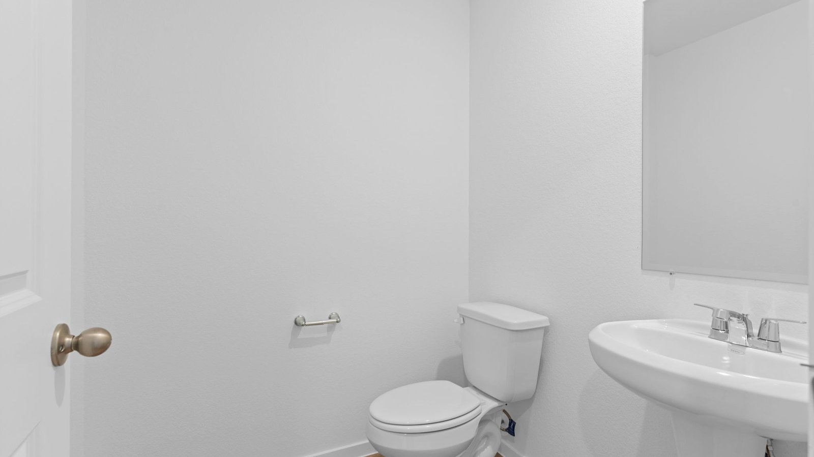 half bath with one sink