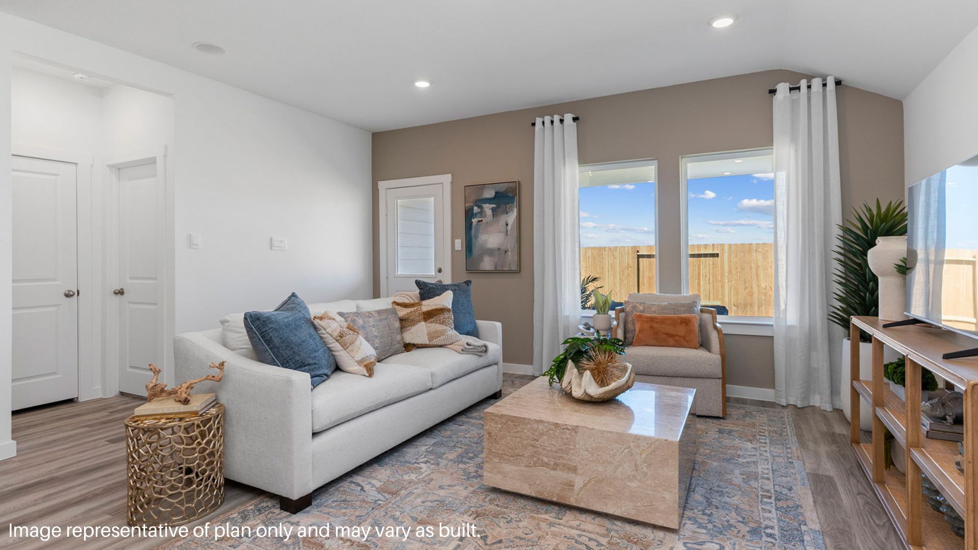 Open concept living room