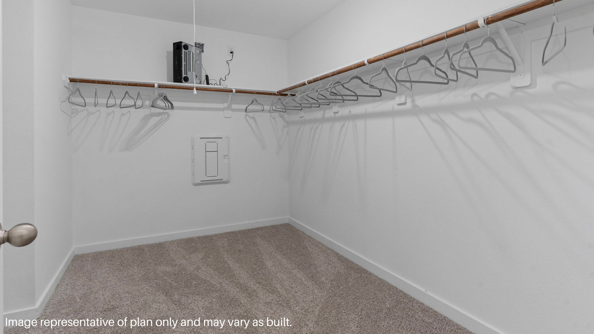 Large walk in closet