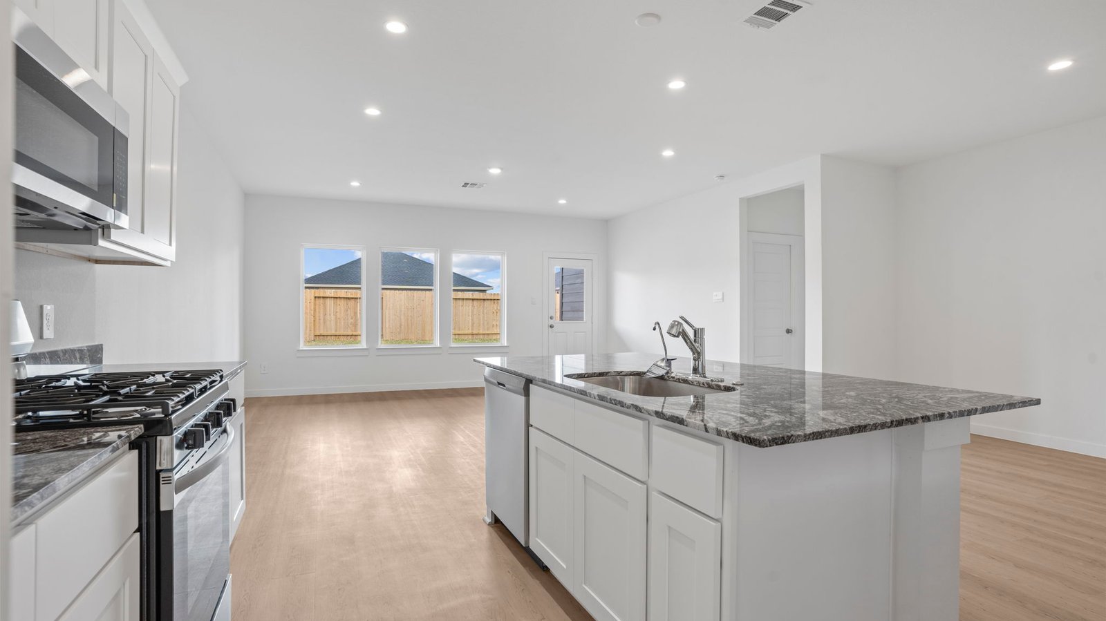 open concept kitchen