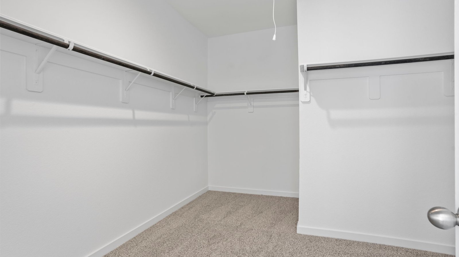 walk in primary closet