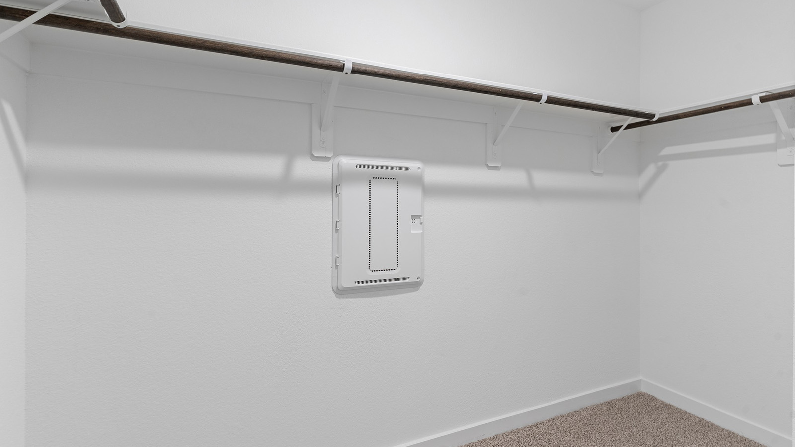 Primary walk in closet