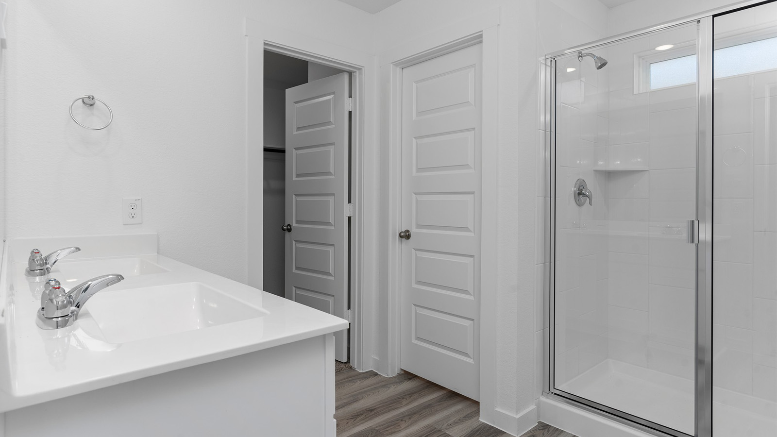 Primary bathroom with shower