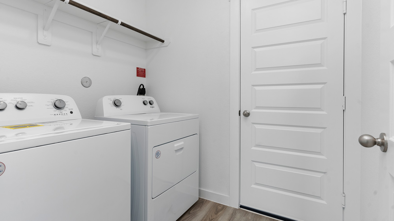 Spacious walk in utility room