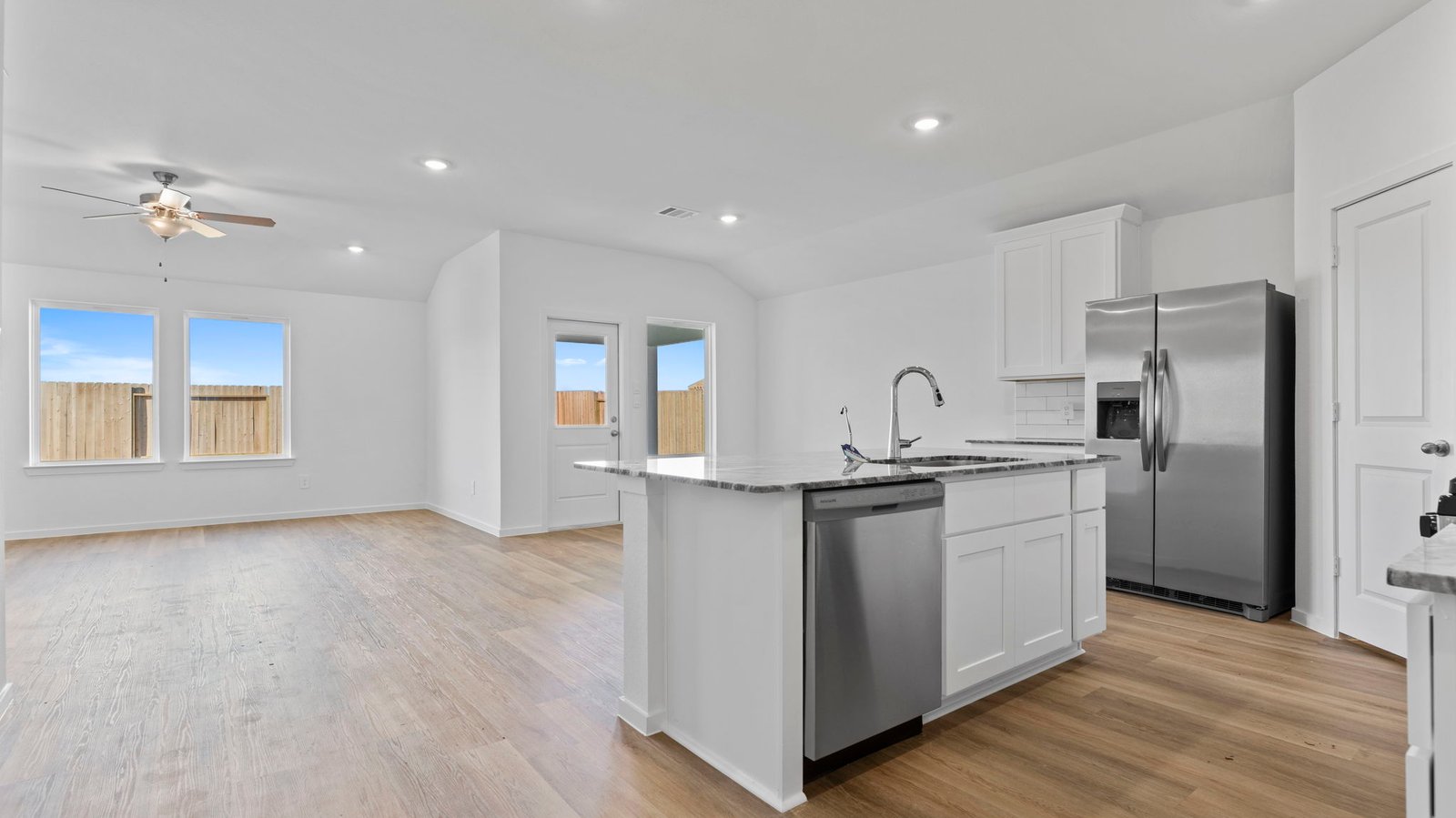 open concept kitchen