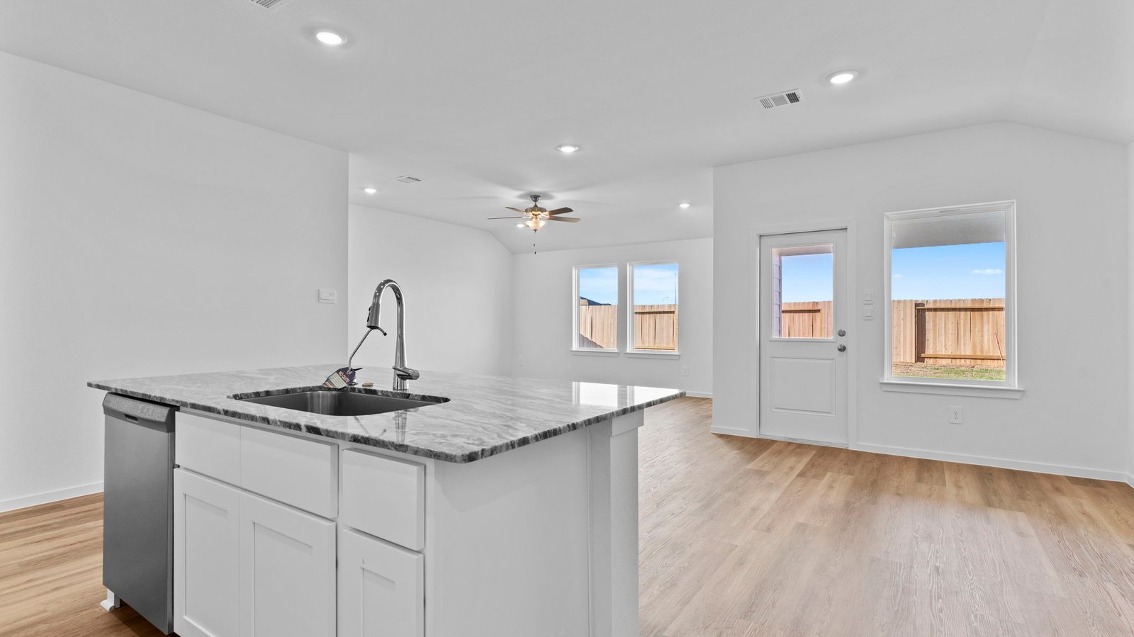 open concept kitchen