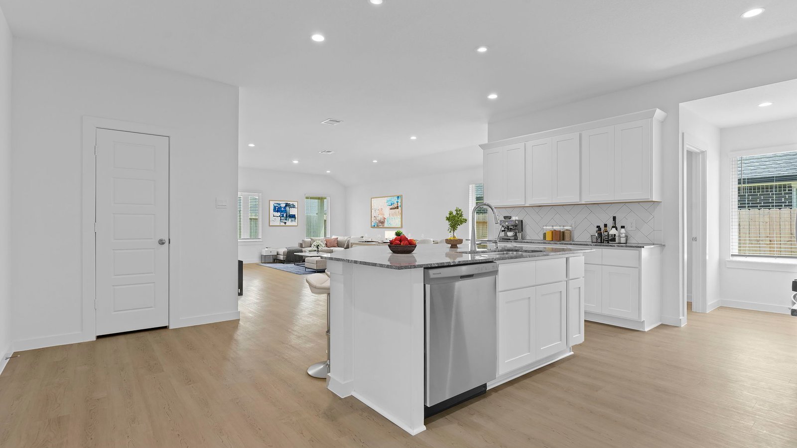 open concept kitchen