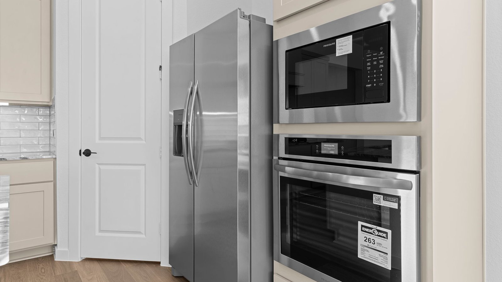 kitchen with island and stainless steel appliances