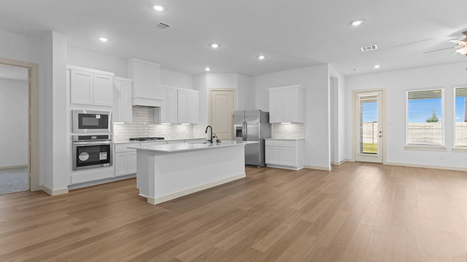 open concept kitchen