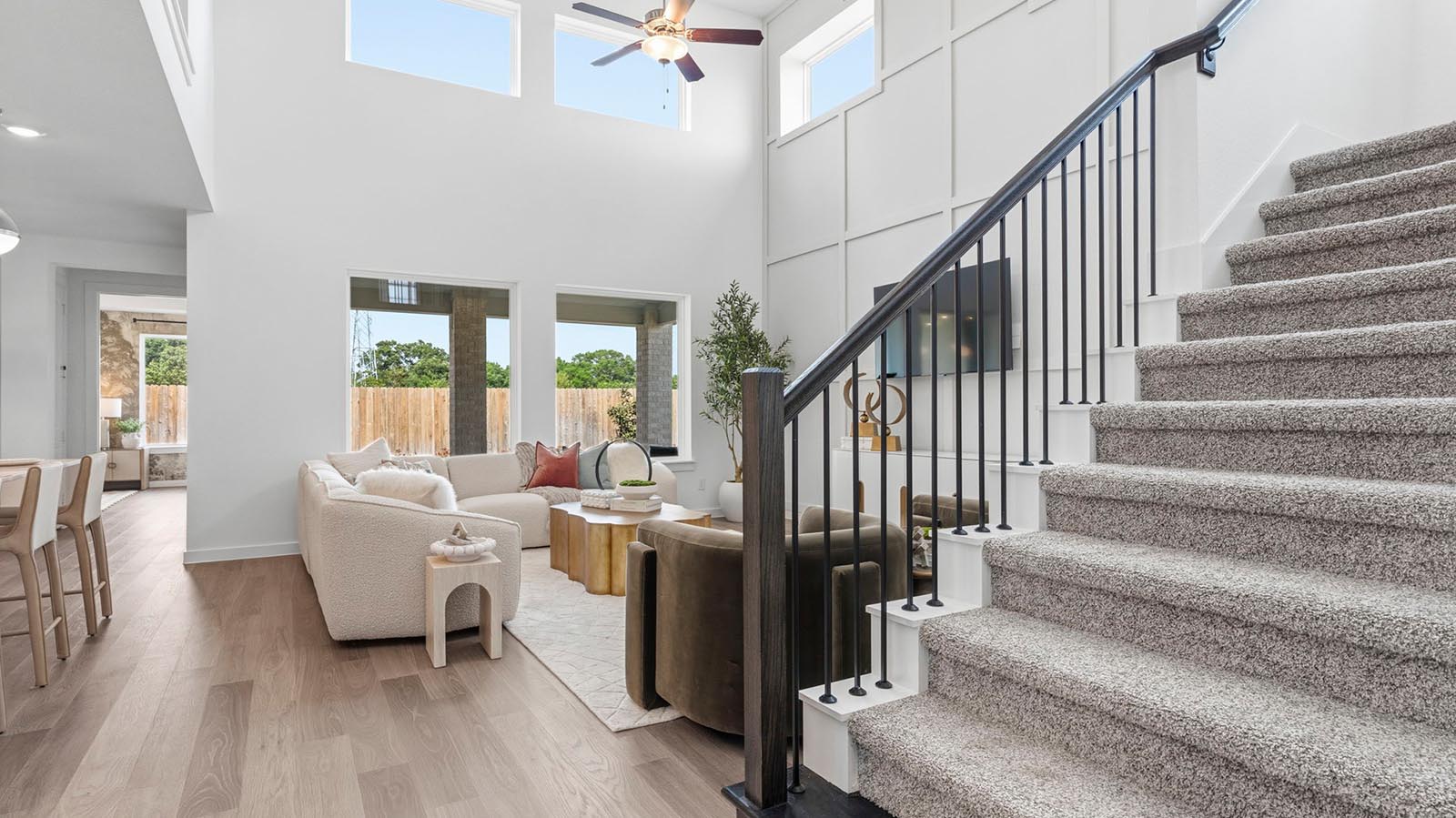 stairs to second floor