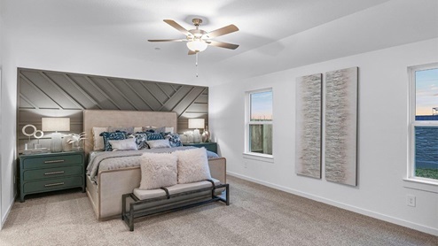 Primary Bedroom with Natural Light