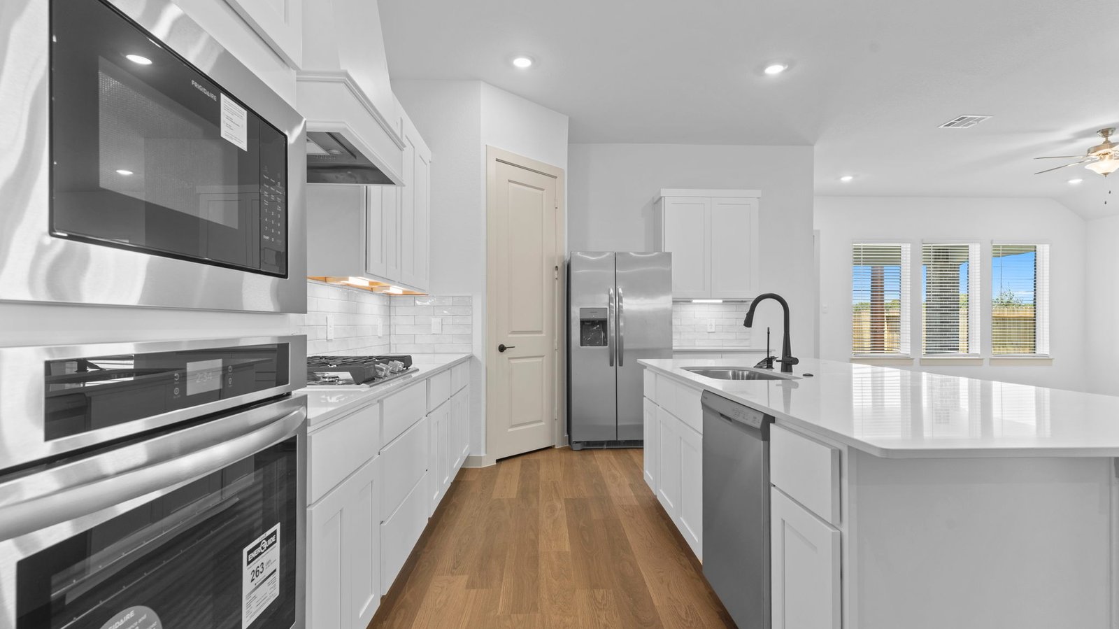 kitchen with stainless steel appliances