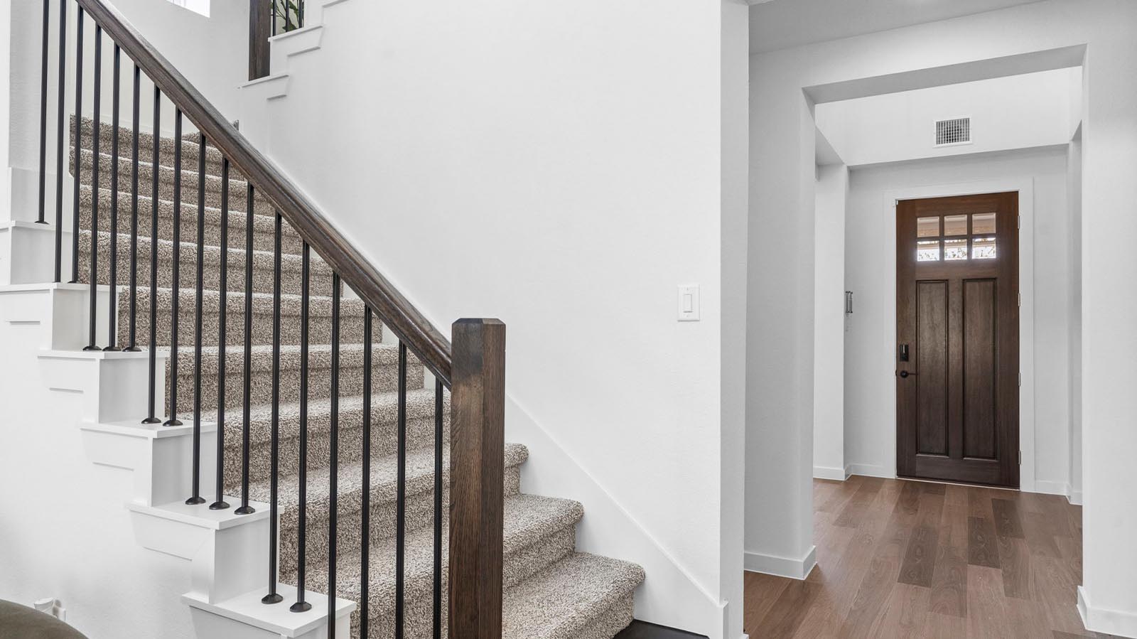 foyer with stair case