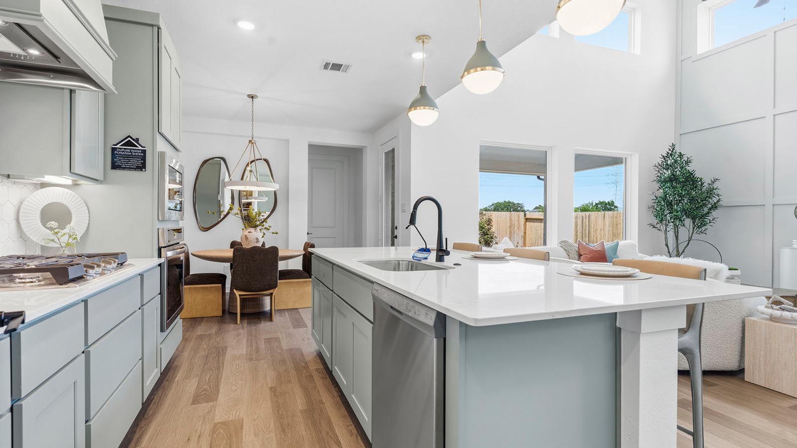 open concept kitchen