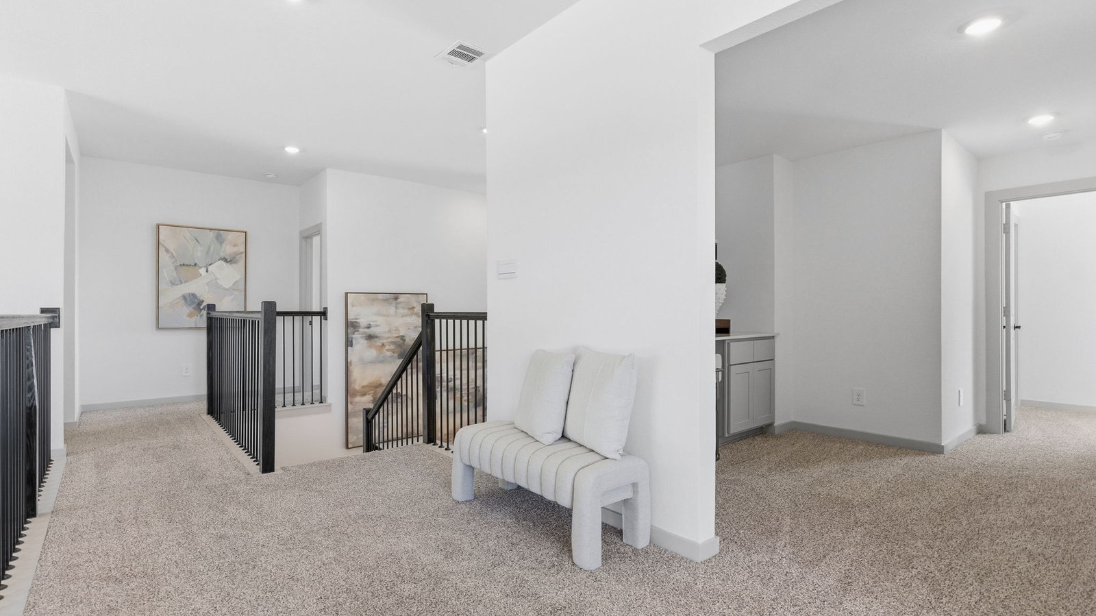 hallway leading to bedrooms