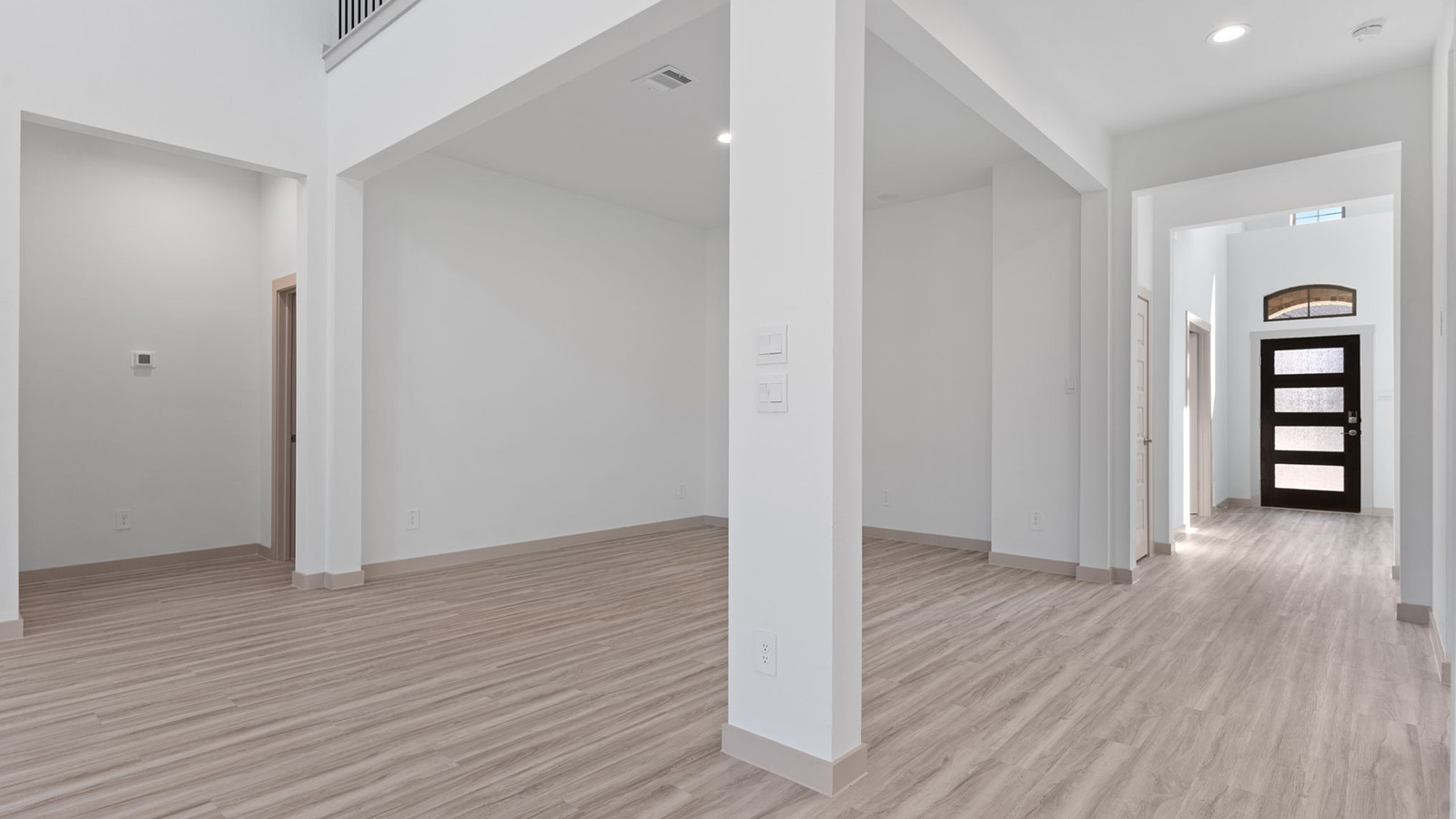 open concept dining room