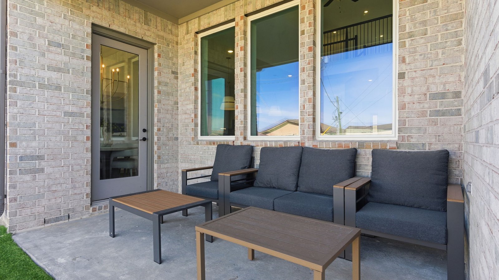 covered back patio off of living room