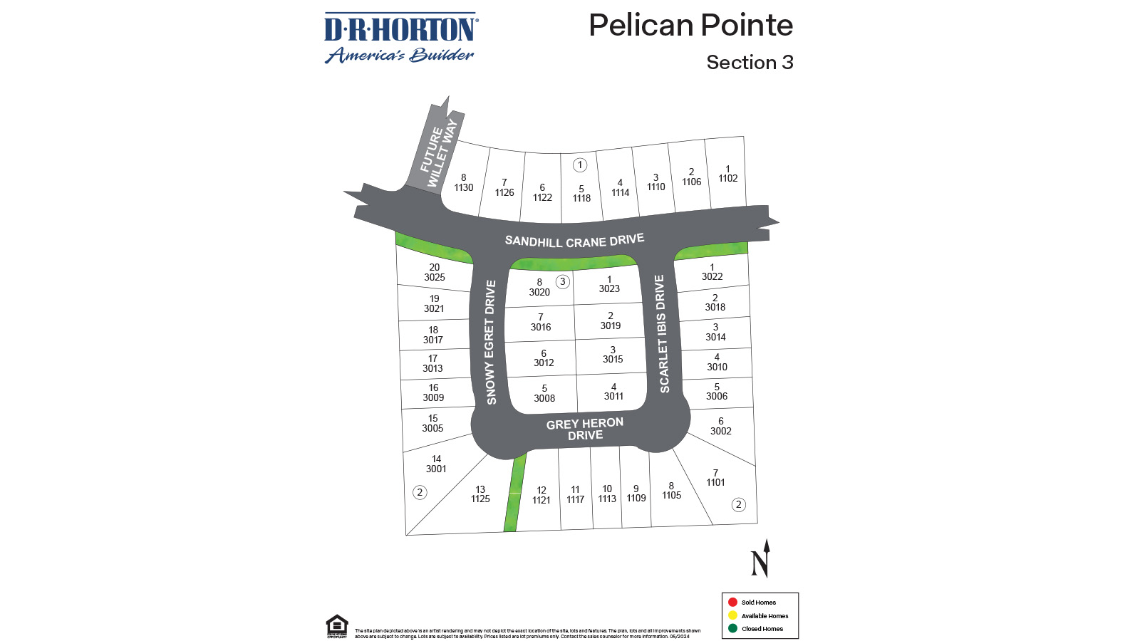 Static Lot Map