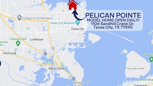 Pelican Pointe Model Home Map