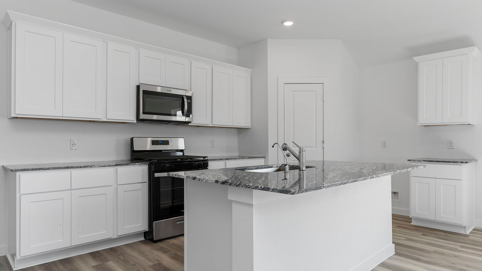 Kitchen with pantry and large island