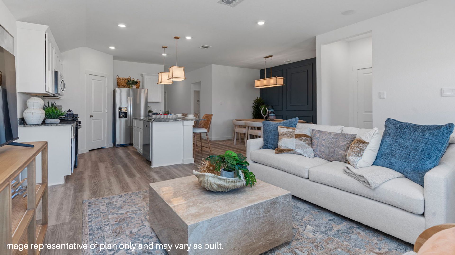 Open concept living room