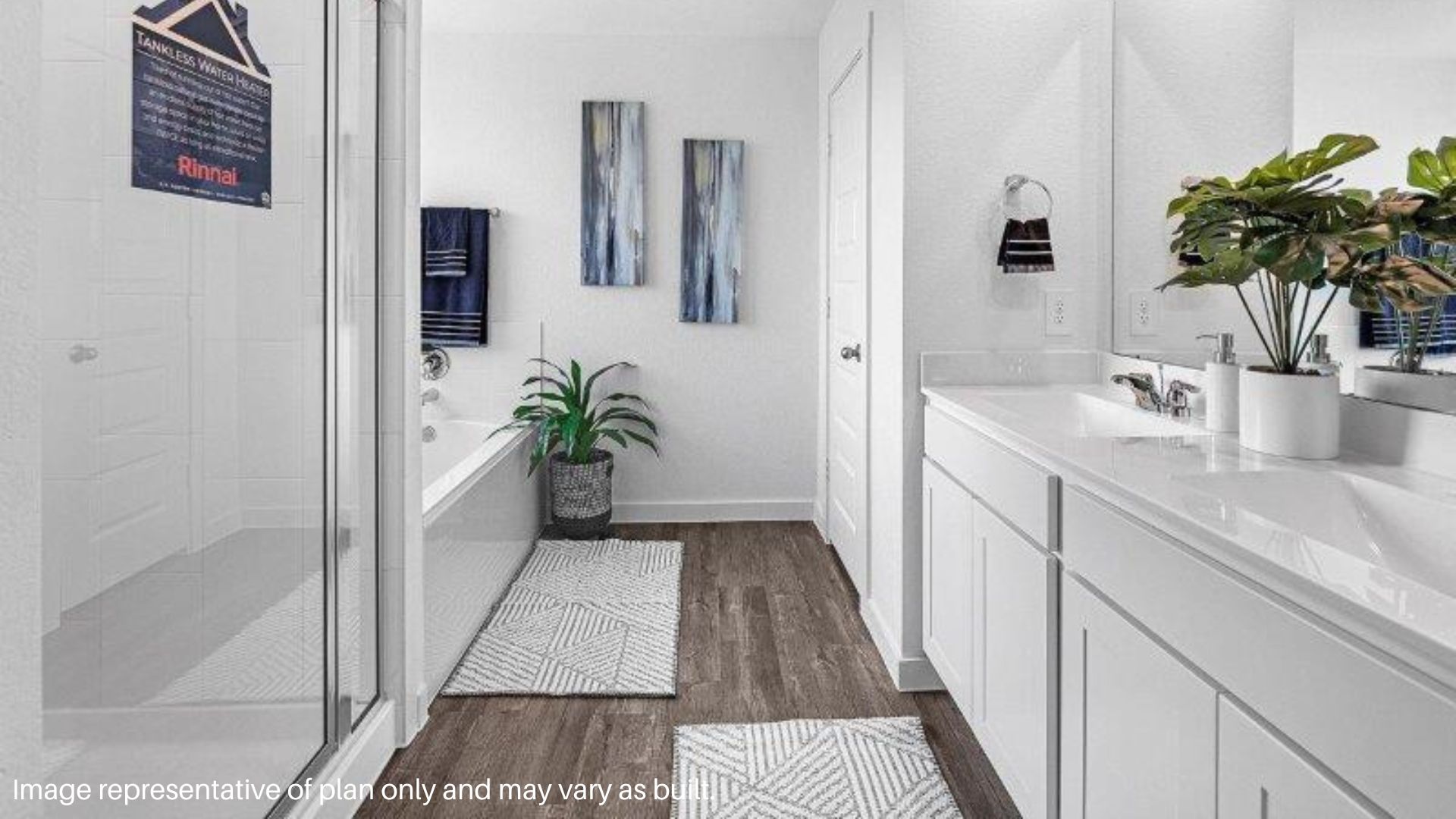 Double Vanity Sink in the Primary Bathroom