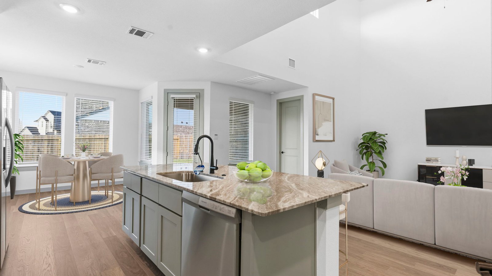 open concept kitchen