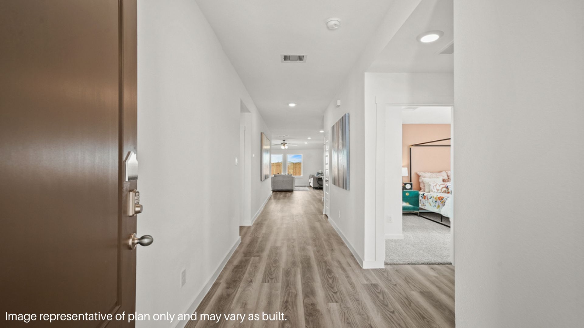 Entry to Foyer in our single-story Cali plan