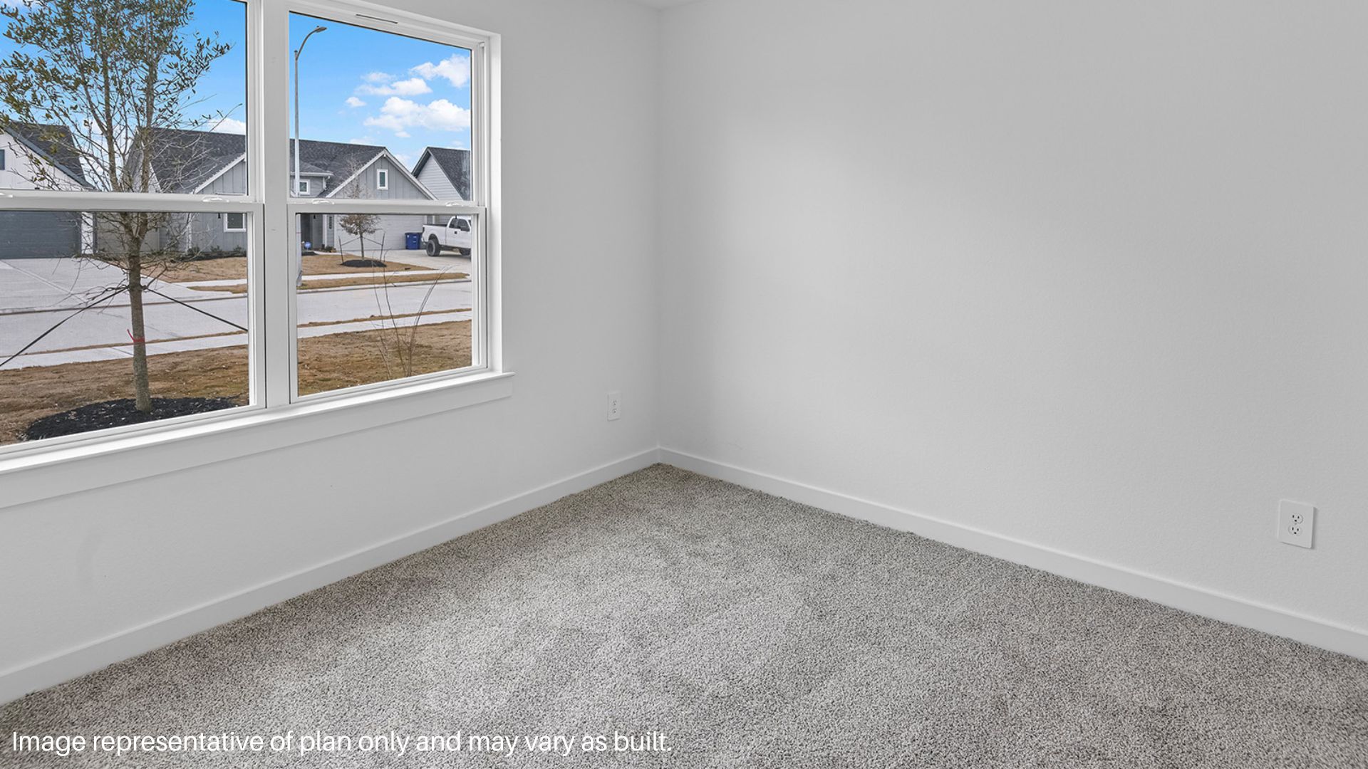 Secondary Bedroom with bright window