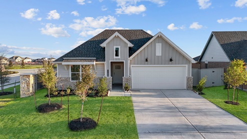 one story brick home