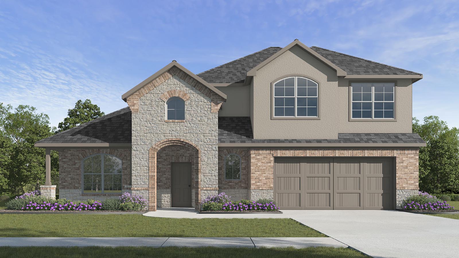 2 story denison floorplan rendering