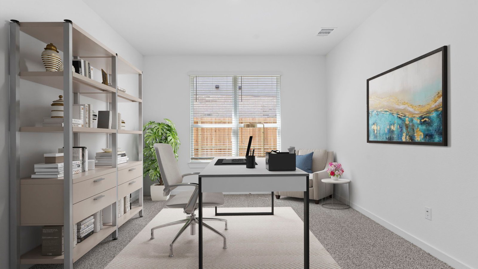 flexible space office or bedroom