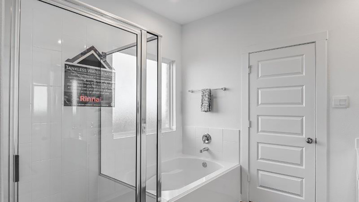 primary bathroom shower