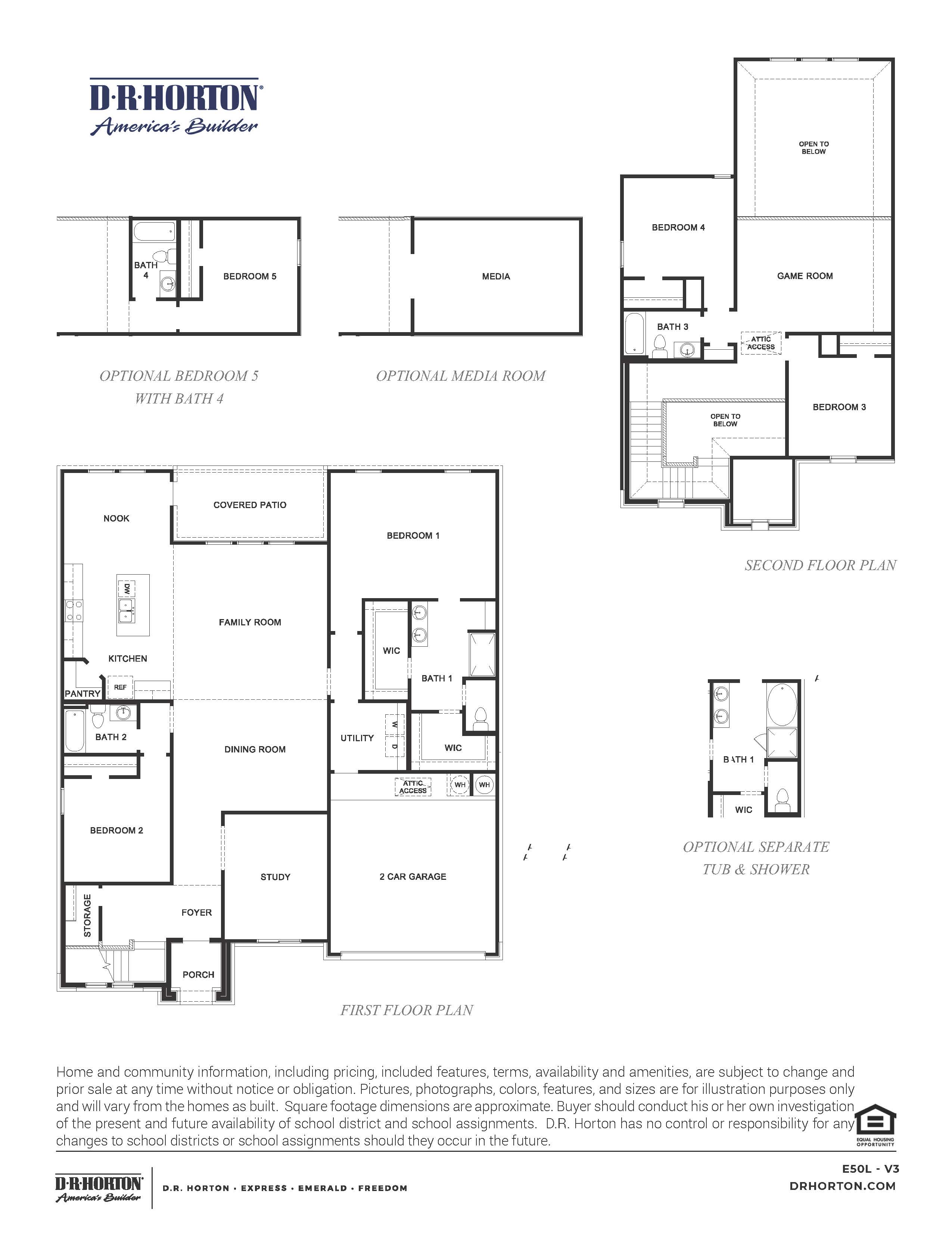 Lancaster/E50L Floor Plan