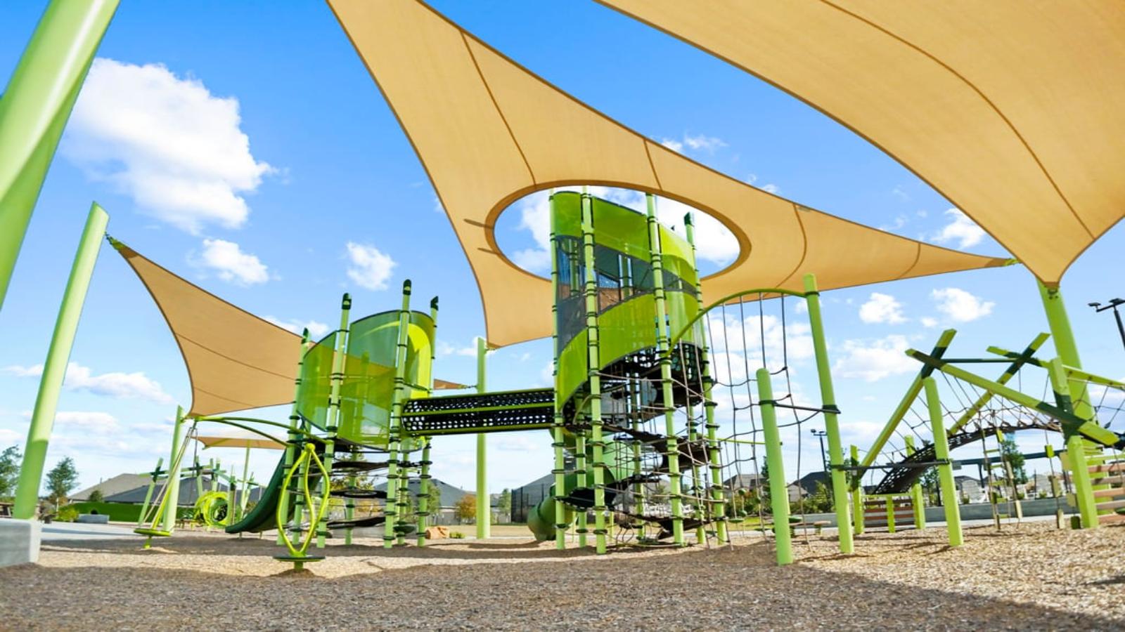 westland ranch community playground with shade