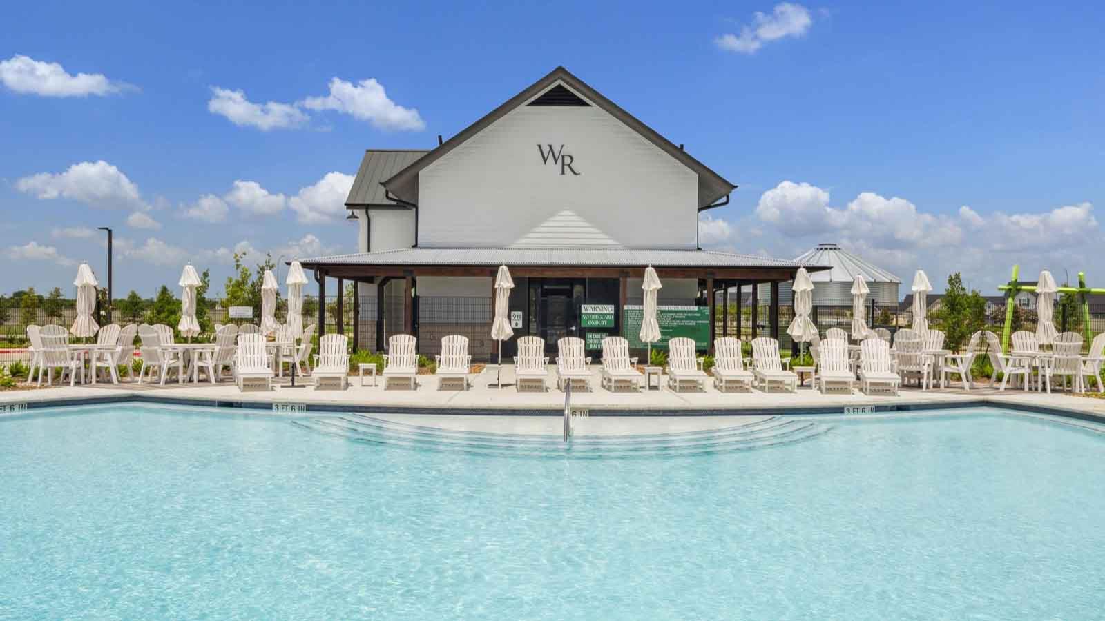 westland ranch pool with lounging chairs