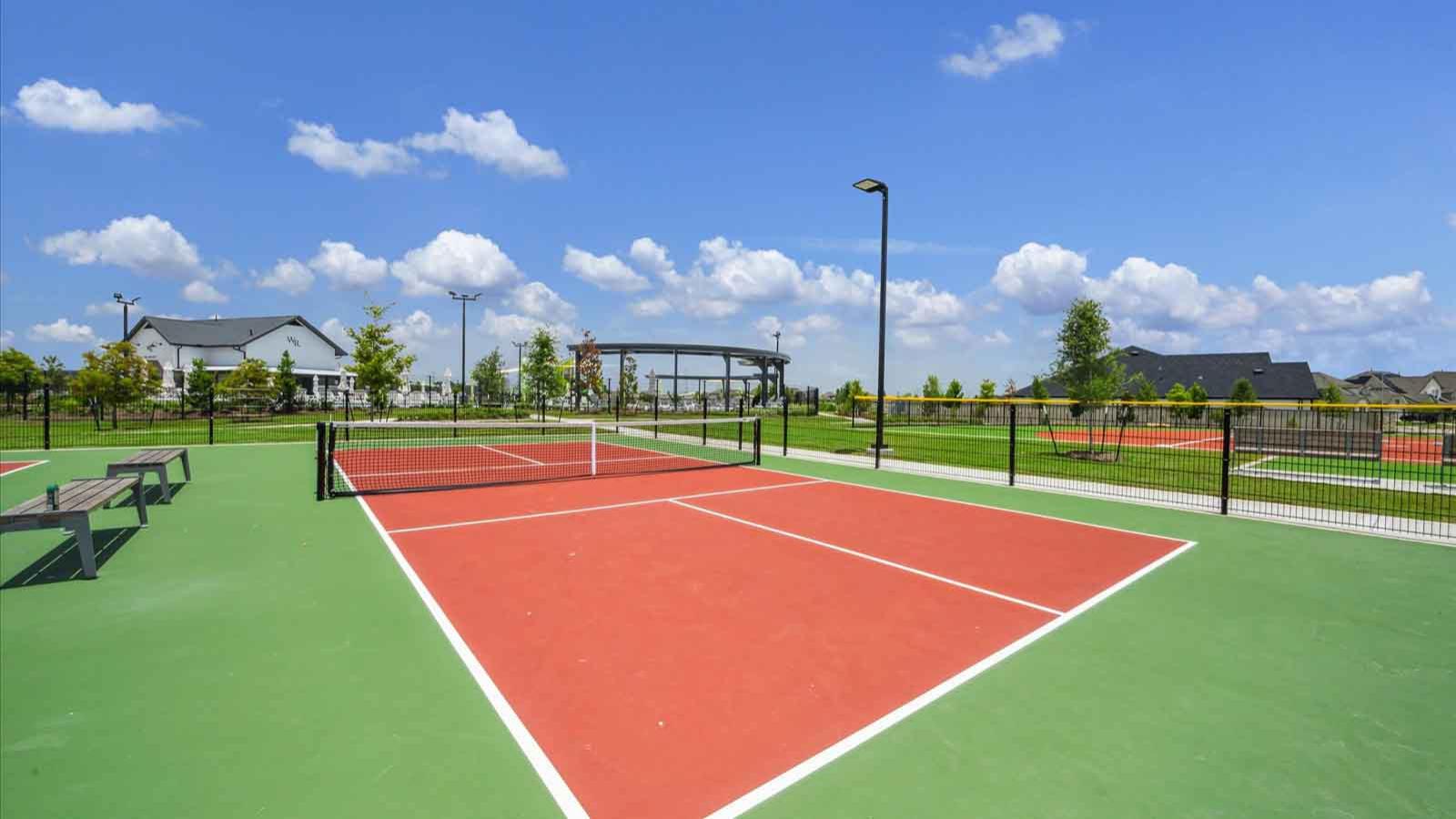 westland ranch pickleball courts closer view
