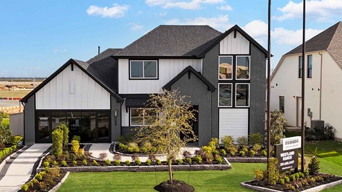 Two story brick home