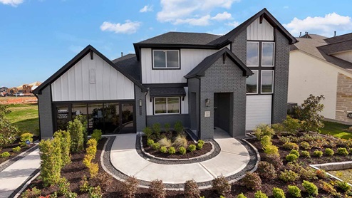 Two story brick home