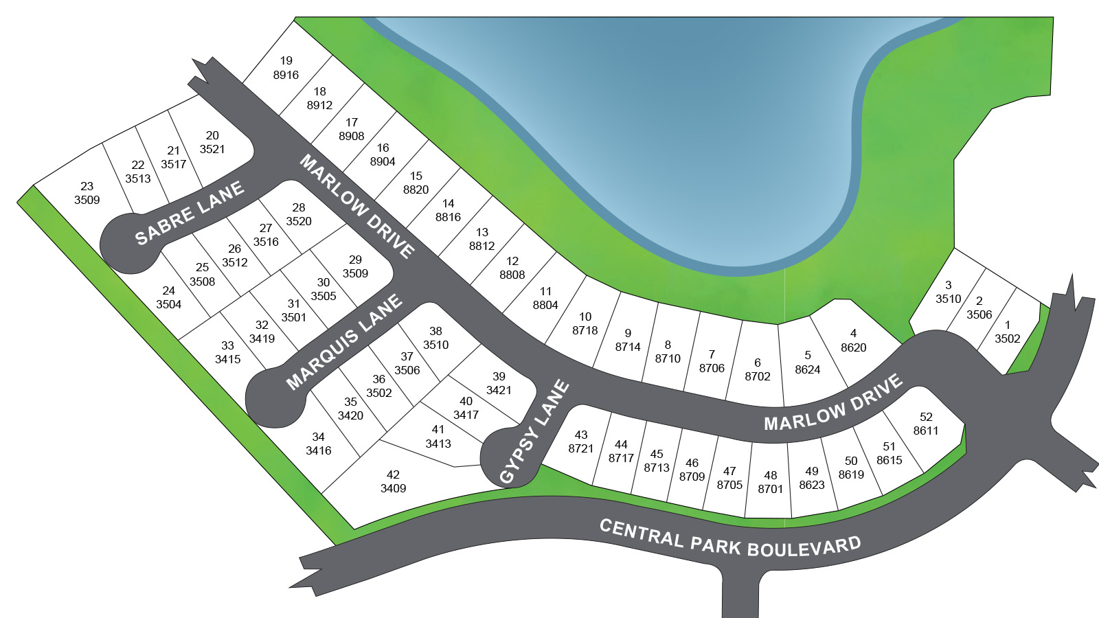 Static Lot Map