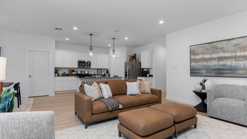 Open concept dining room