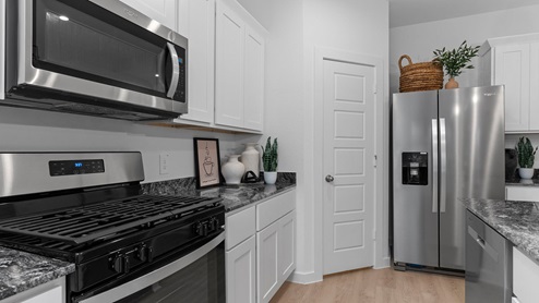 Kitchen featuring stainless steel appliances